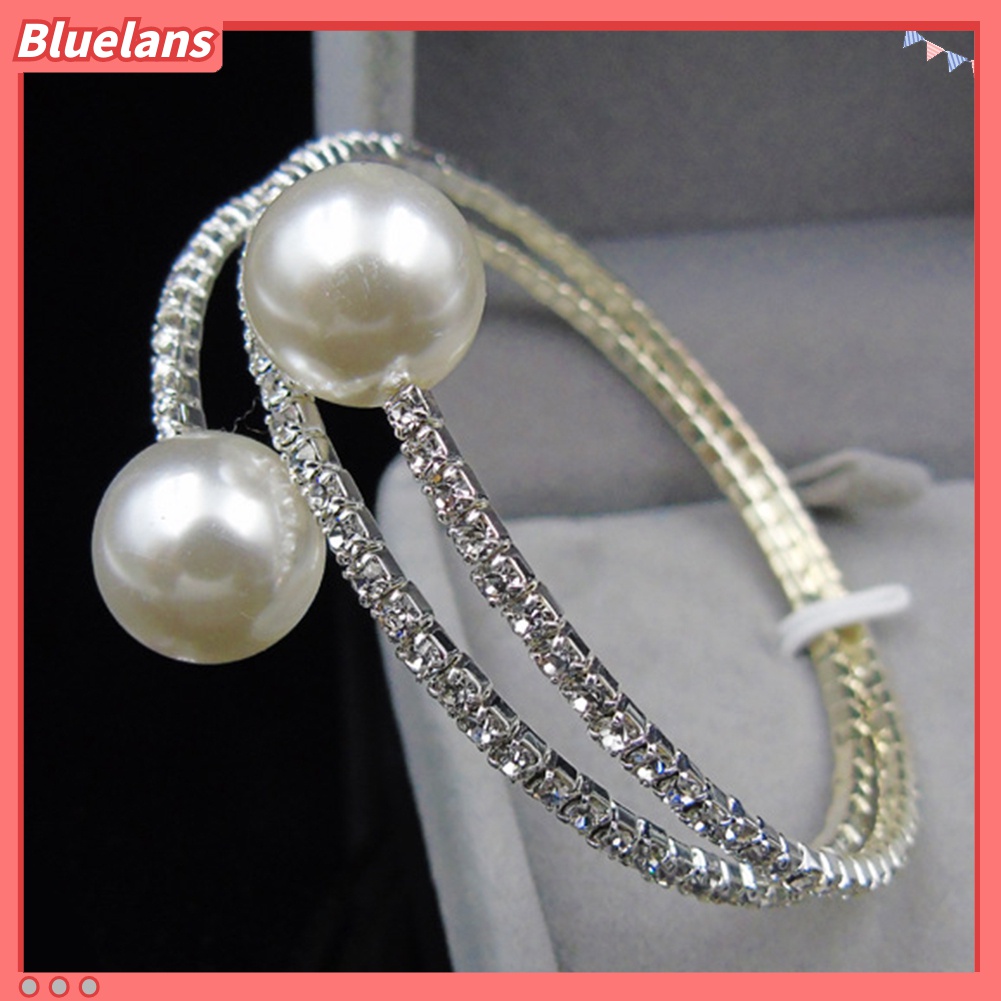 Gelang Multilayer Aksen Mutiara Imitasi Untuk Wanita