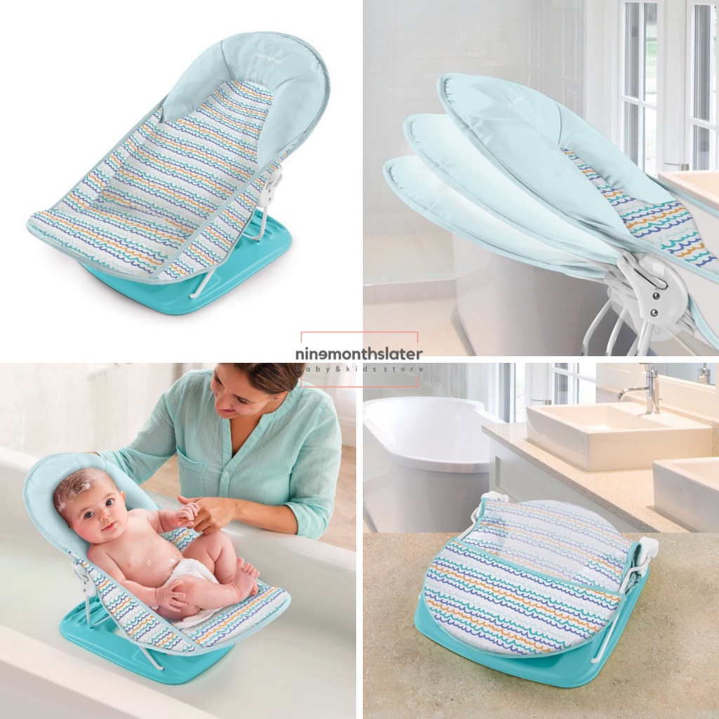 Summer Deluxe Baby Bather, Tempat Mandi Anak Bak Mandi Portable Anak Kain Baby Newborn Foldable Tub