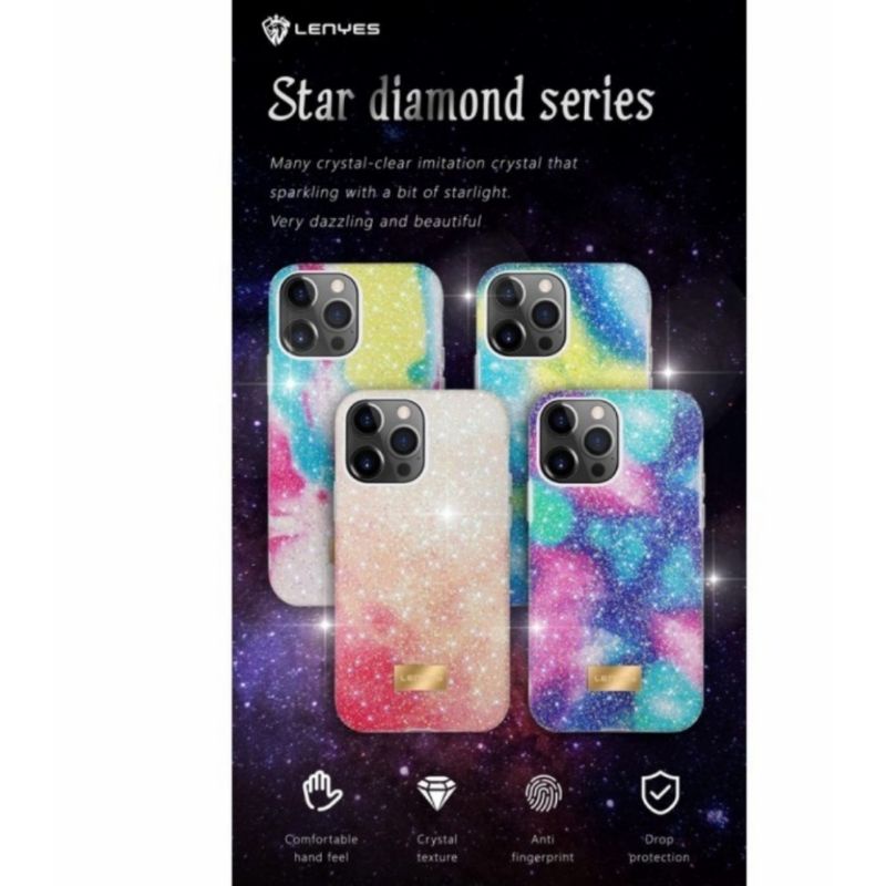 LENYES SUPERIOR CASE IPHONE 12 / 12 PRO / 12 PROMAX GLITTER HARDCASE  - IPHONE 12 PROMAX