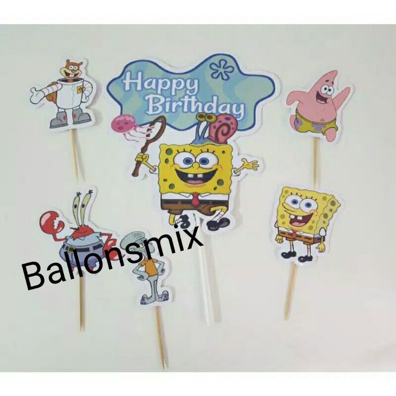 Topper Cake Spongebob