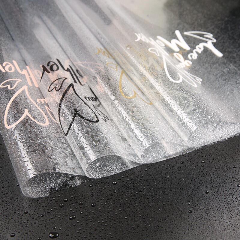 

[PACK] Kertas Bunga Wrapping Paper (PACK ; 58x58 cm) - OPP Transparent ‘To be in love’