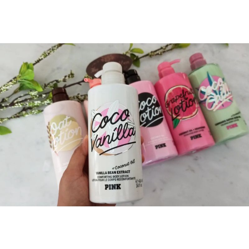 VICTORIA SECRET BODY LOTION COCO COLECTION (VANILLA , CHILL, GRAPEFRUIT , ENERGY)