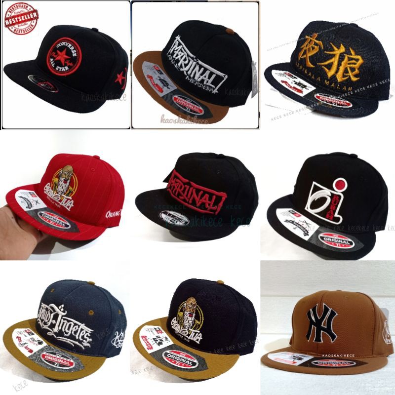 Topi Snapback Hip Hop Bordir / Topi Bordir Distro Keren / Topi Bordir / Topi Snapback Kekinian