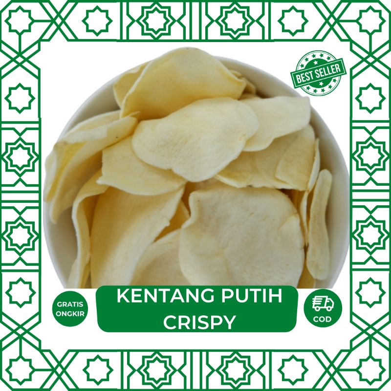

Kentang Putih Krispy cemilan bandung oleh oleh bandung
