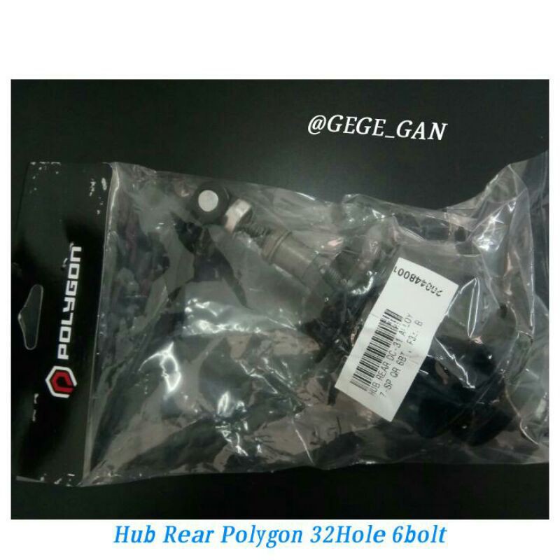 HUB SEPEDA REAR POLYGON 32HOLE