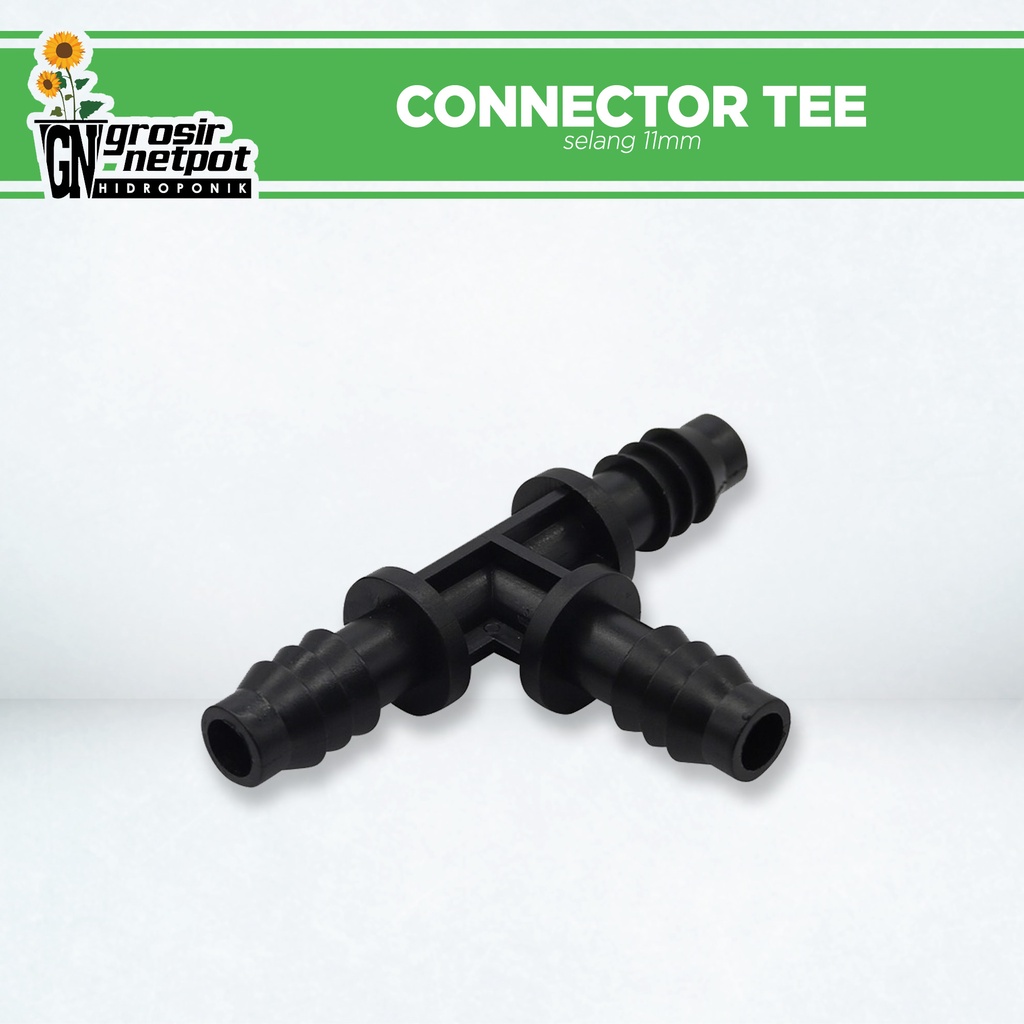 Connector Tee / Konektor T Selang 8 mm / 11 mm