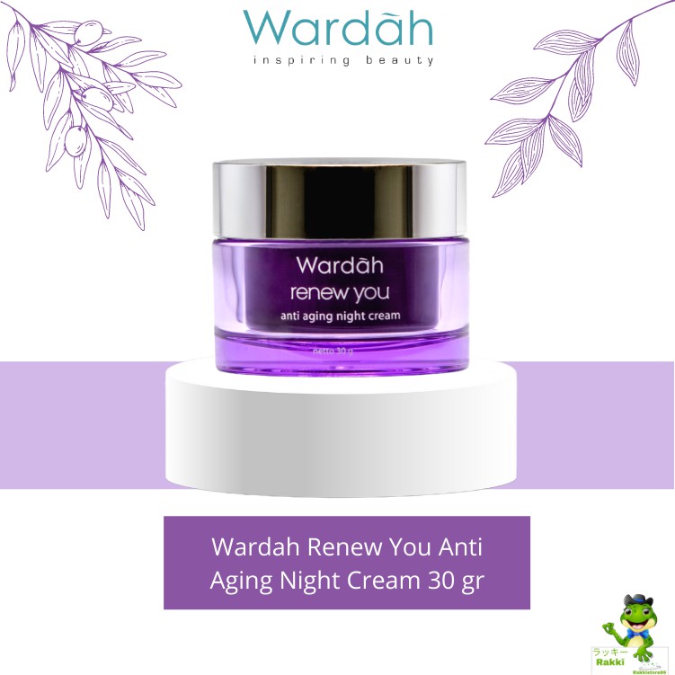 ❣️Rakkistore99❣️Wardah Renew You Anti Aging Day/Night Cream 30g (100% Original)