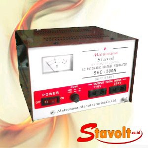 Stavol Stavolt Stabilizer Voltage 500W MATSUNAGA Berkualitas