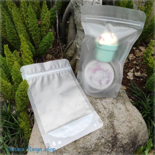 Plastik standing pouch ziplock zipper buram doff polos