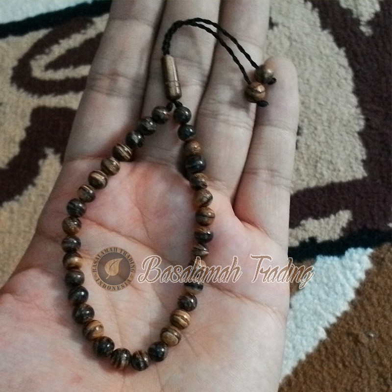 Gelang Tasbih Gaharu Zebra