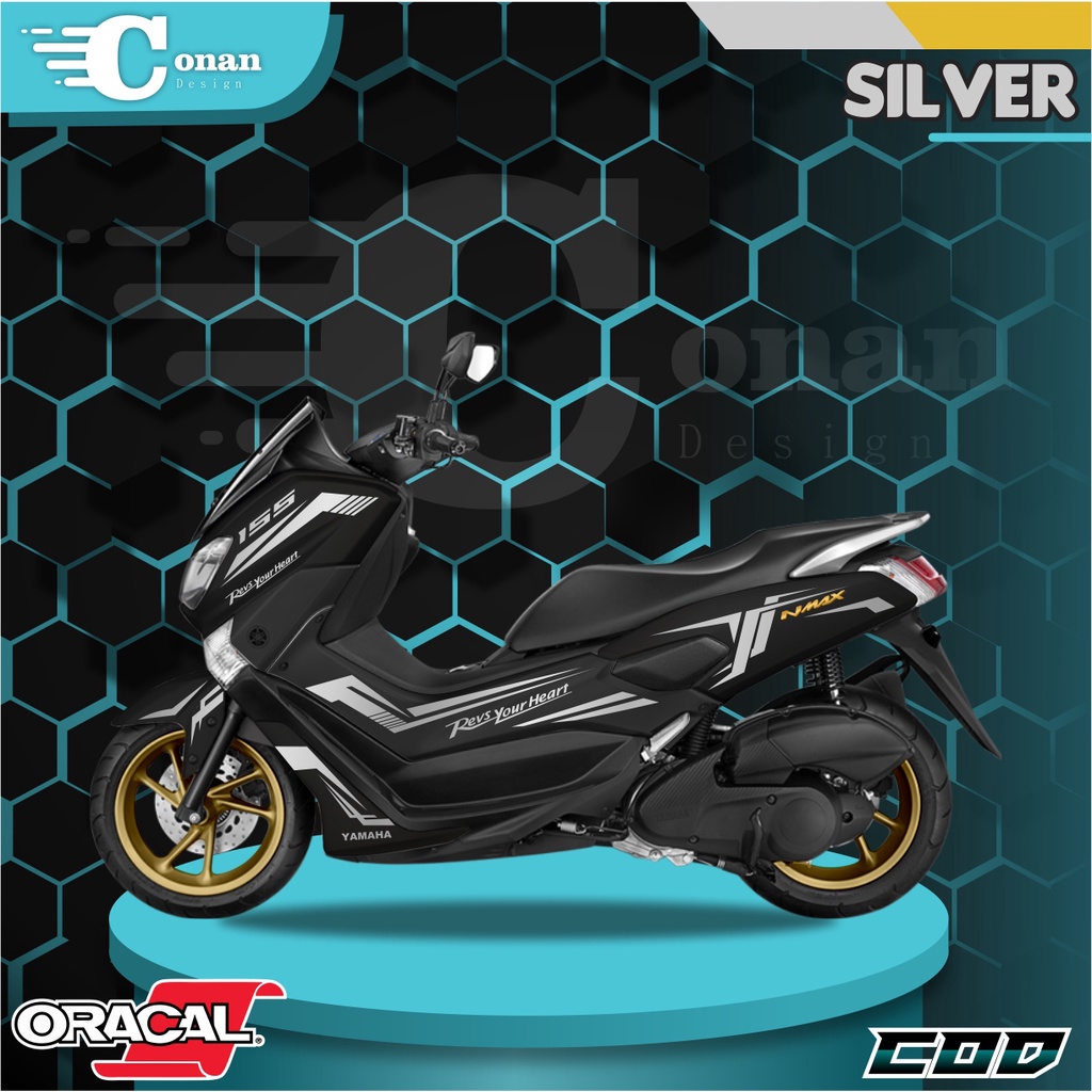 Aksesoris Motor Nmax Cutting Sticker Nmax Stiker Motor Nmax Striping Nmax 2019 All Nmax - NMxGS37