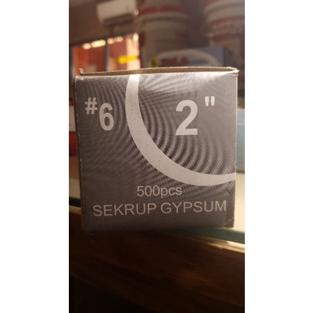sekrup gypsum 1 inch 1¼ inch 1½ inch 2 inch