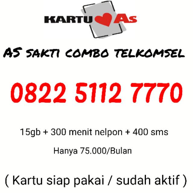 NOMER CANTIK AS SAKTI COMBO