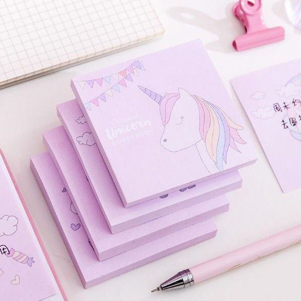 

YSB STICKY NOTES UNICORN PINK / STICKY NOTES CUTE