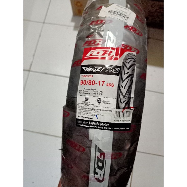 ban tubles fdr genzi/pro 90/80 17 free pentil