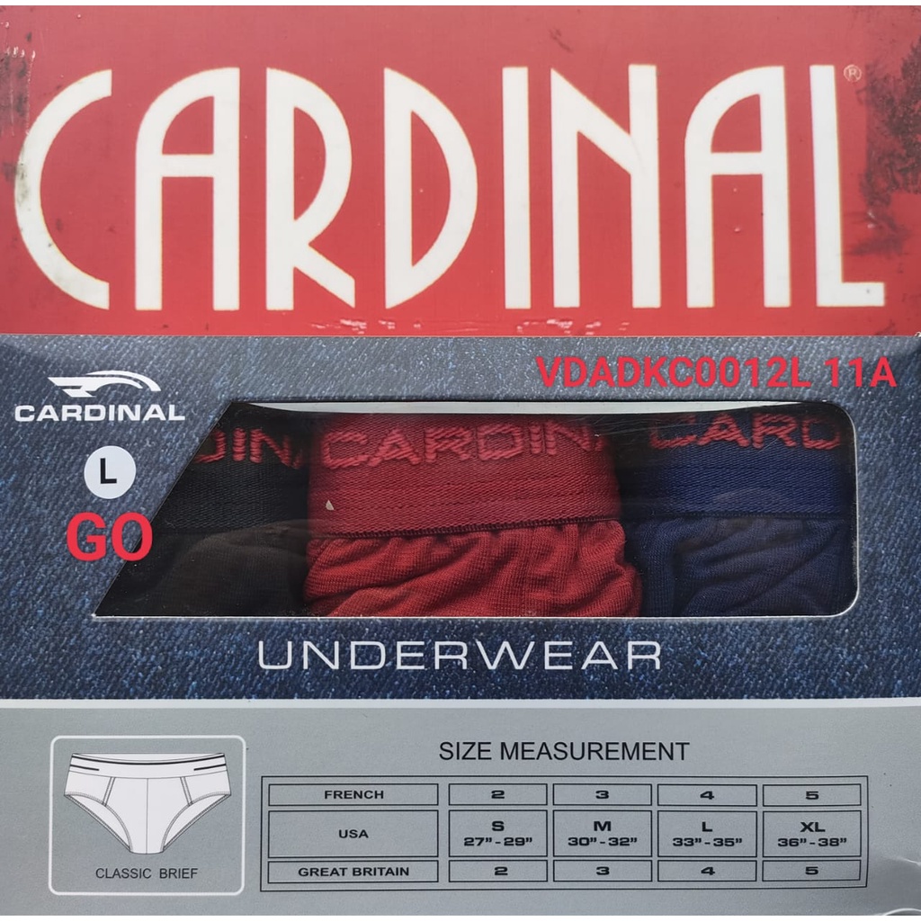 gos CD CARDINAL CELANA DALAM Pria Pakaian Dalam Cowok Underwear Terlaris