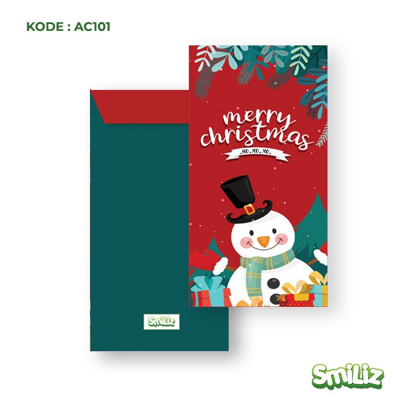 

Amplop Angpao Natal Christmas, Santa Claus unik dan lucu | AC101