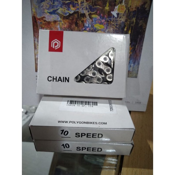 Rantai Sepeda 10 Speed Polygon KMC 114 Bicycle Chain 10 Speed