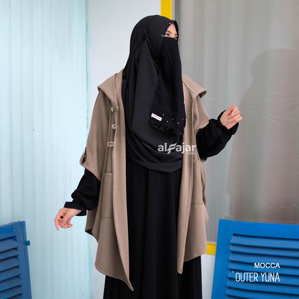 Outer Hoodie Syar'i YUNA by Alfajar