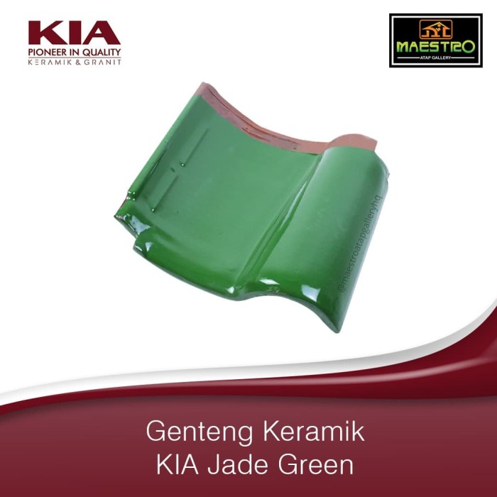 KIA Genteng Keramik Jade Green Kw 1