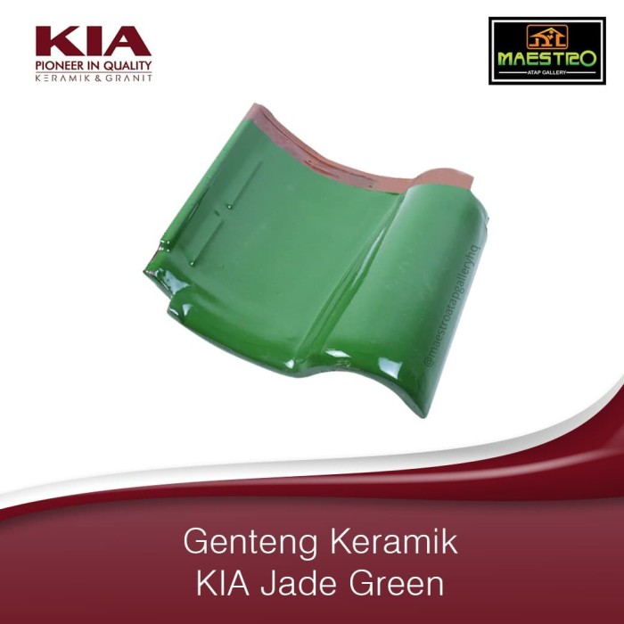 KIA Genteng Keramik Jade Green Kw 1