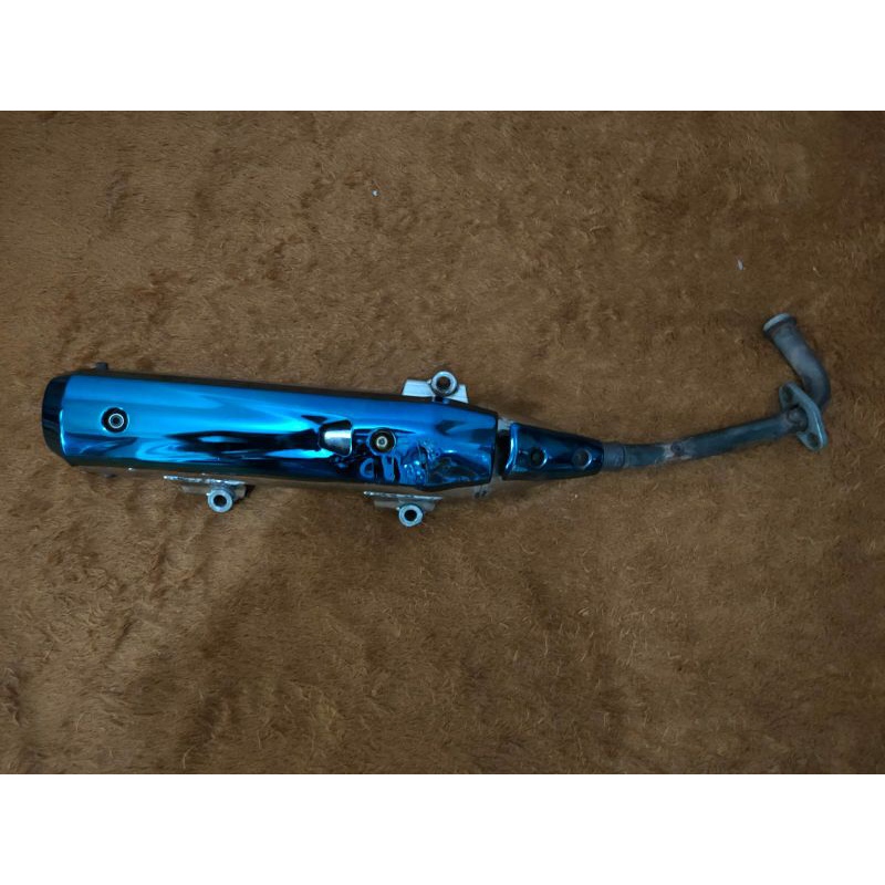 Knalpot nouvo z kondoman tameng blue