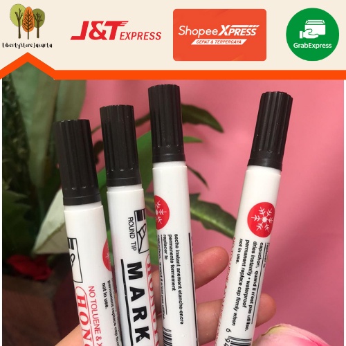 

Spidol HONGYUN PERMANENT Marker Alat Tulis Kantor Sekolah Stationary HITAM / MERAH / BIRU