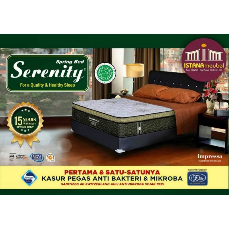 SET IMPRESSA POCKET SPRING LATEX 160