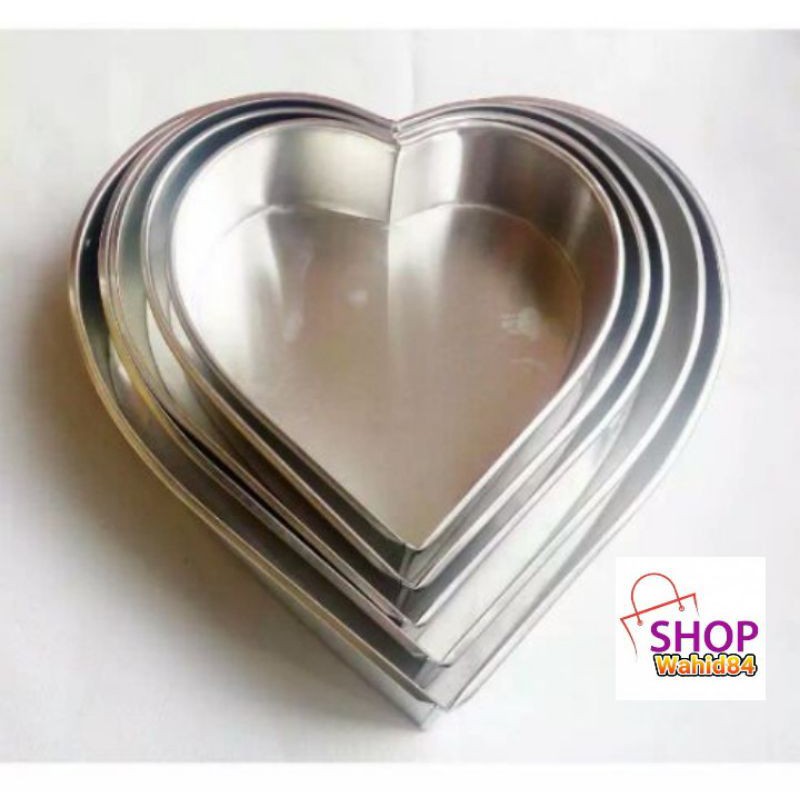 #loyang kue love#loyang bolu love set(5 ukuran)