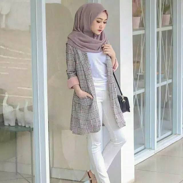 Tomini blazer/blazer murah/blazer katun/blazer wanita