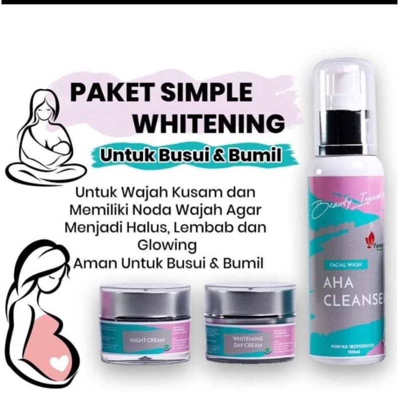 FARMA WDC BPOM Paket Whitening Skincare Ampuh Cepat Glowing