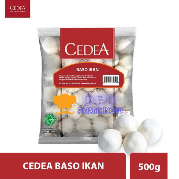 

Cedea Bakso Ikan 500gr | Cedea Fish BALL 500G