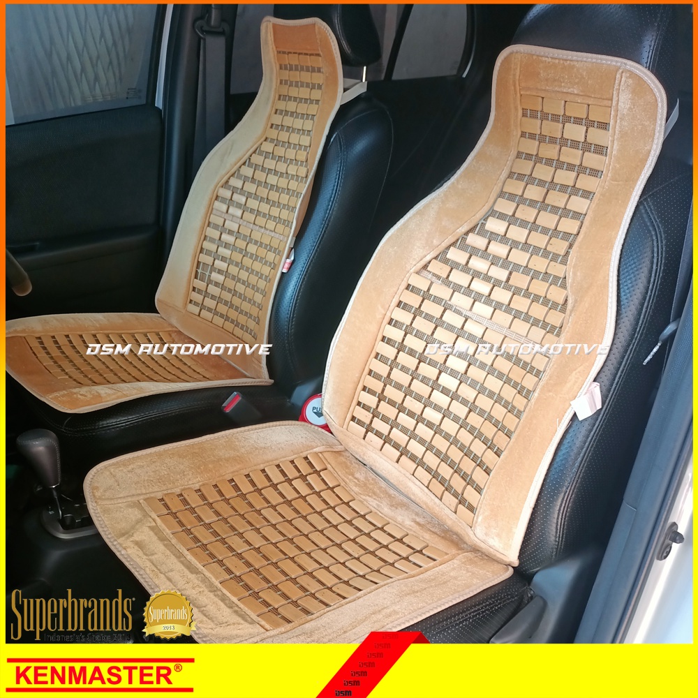 Kenmaster / Sandaran Jok Mobil - Bambu / Sandaran Mobil / Bantal Sandaran Jok Mobil / DSM / Karmob