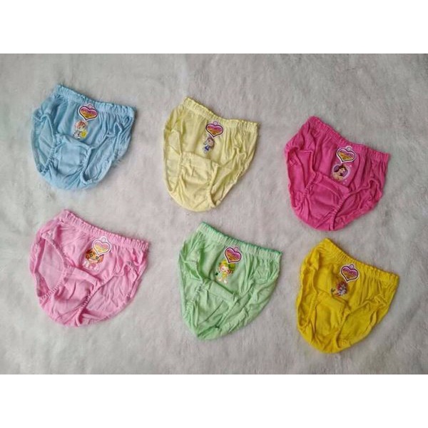 12pcs Nadila CD Anak Perempuan | Celana Dalam Anak Perempuan Balita Bayi | Open Sorex Grosir