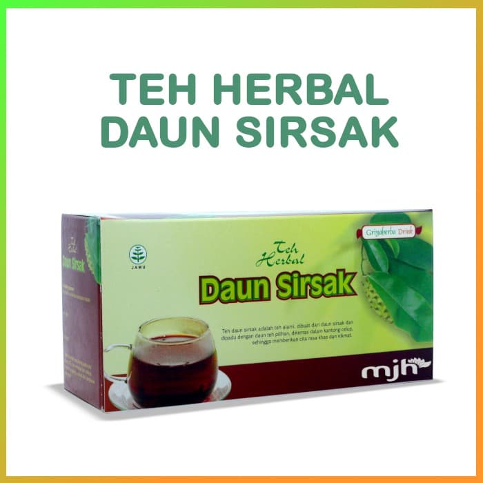 

Teh Herbal Daun Sirsak Pencegah Diabetes Kanker Asli Organik