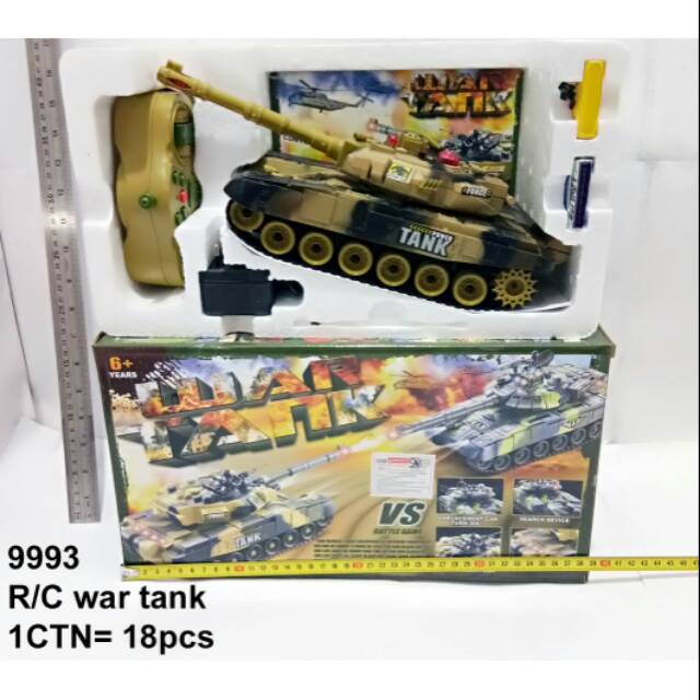 Mobil remot tank baja rc tank