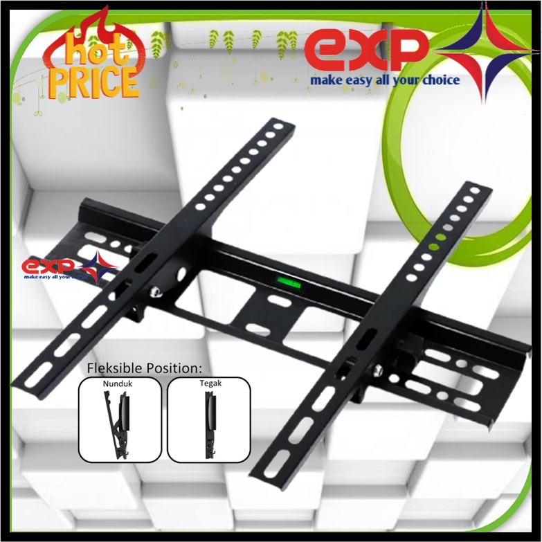 Garansi COCOK!! Bracket TV TOSHIBA 42&quot; s/d 55&quot; Waterpas adjustable position