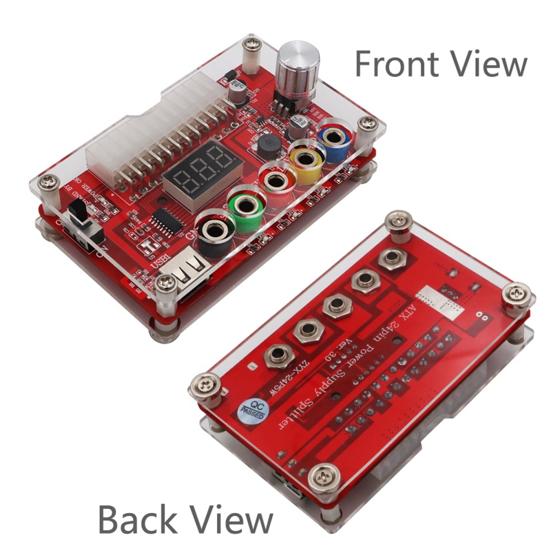Adaptor Regulator btsg 24pin Komputer Desktop PC Transfer Board Modul Power Supply