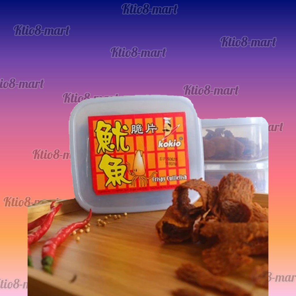 

KOKIO Crispy Cufflefish (cumi garing) Box 188gr(kecil) / 288gr (besar)
