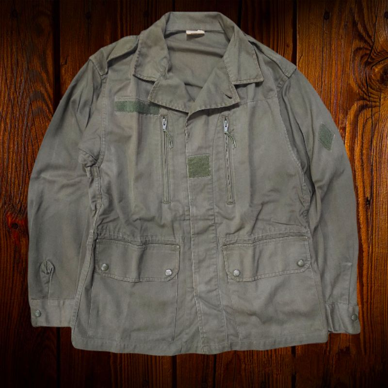 JAKET KEMEJA ARMY SLANT POCKET FATIGUE WORK WEAR BDU CWU TACTICAL ORIGINAL FASHION RARE VINTAGEARMEE