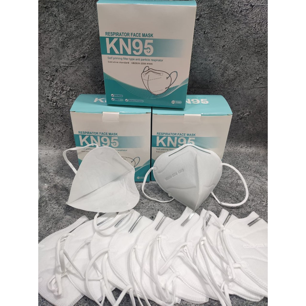 PACK 10PCS - MASKER KN95 5PLY PROTECTIVE MASK GB2626-2006 - KAWAT LUAR