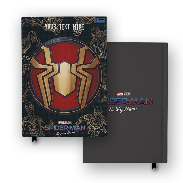 

Buku Catatan Notebook Spiderman Logo Spiderman No Way Home Diary Jurnal Hardcover Custom Nama