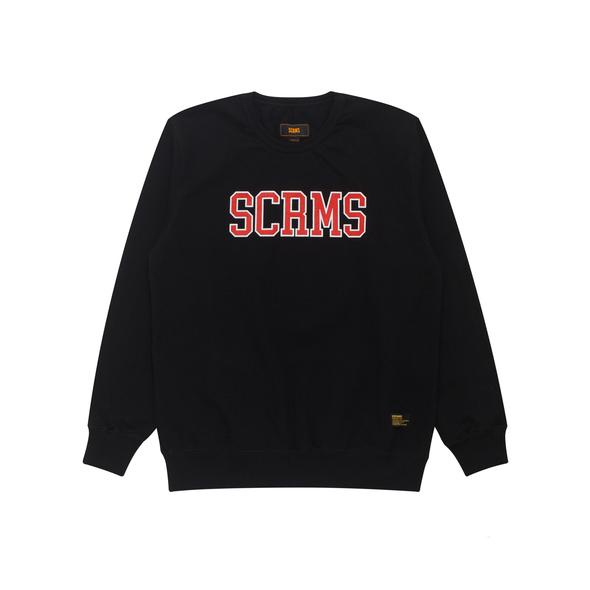 SWEATER SCREAMOUS | ATHLETIC FLAT BLACK