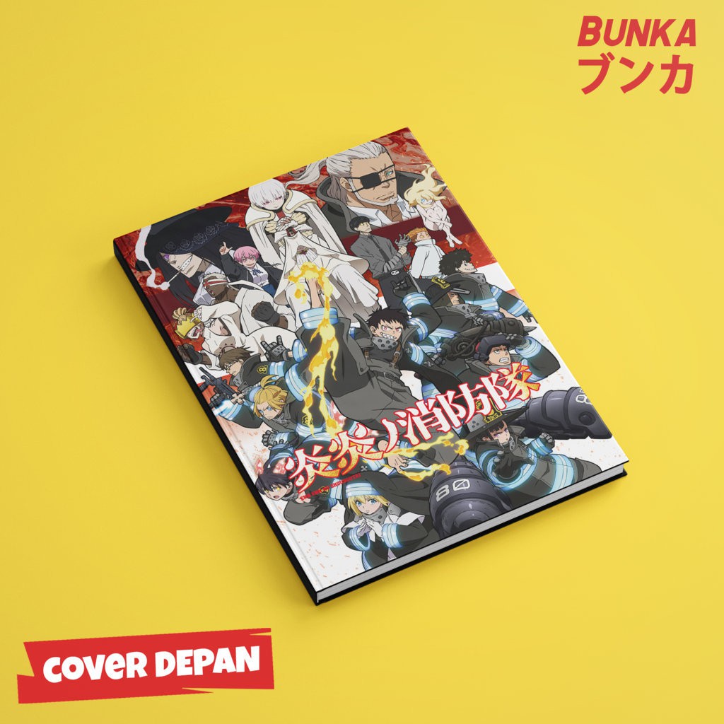 

Notebook Anime Fire Force D Hardcover A5 Buku Tulis Catatan Notes Agenda Planner Jurnal