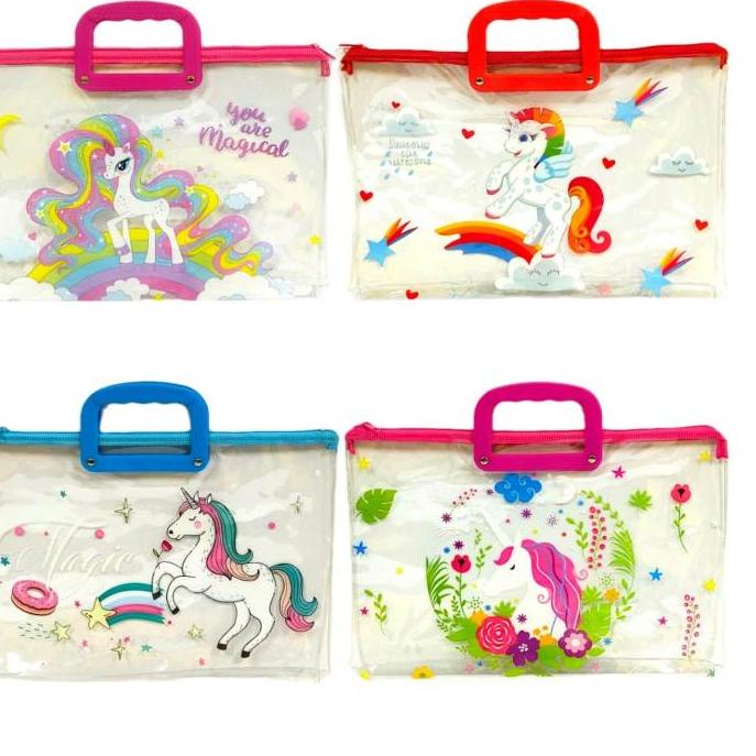 

CODEN3z3Y--Map File Folder Zipper Karakter Unicorn/MSP-F2-3/1 Pcs