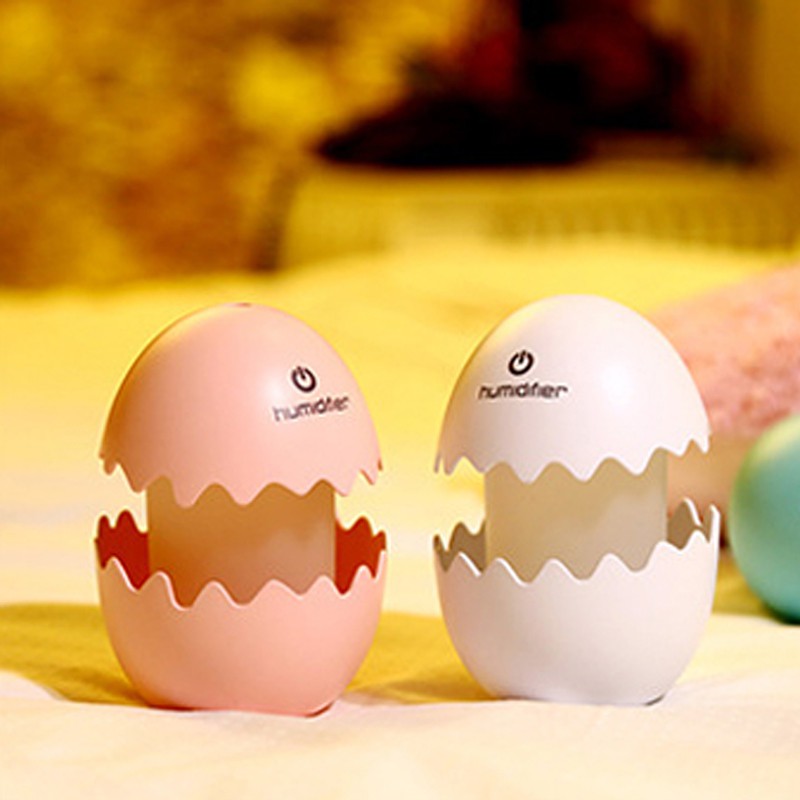 Cracked EGG Humidifier with Night Light LED