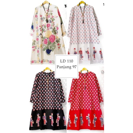 Bebatikan Jogja Tunik Batik Wanita Jumbo