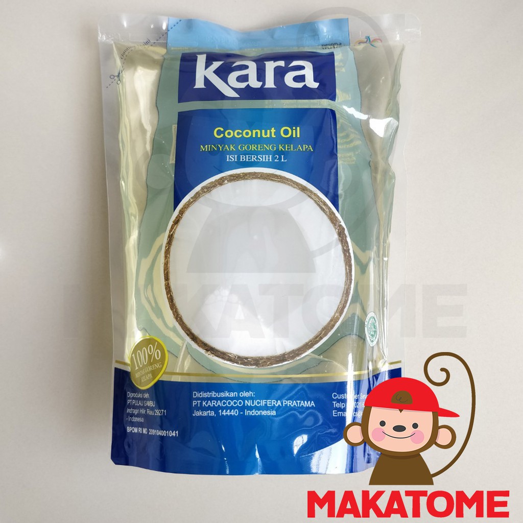 

Kara Coconut Oil 2L Minyak goreng kelapa 2 L 2000ml 2000 ml Liter