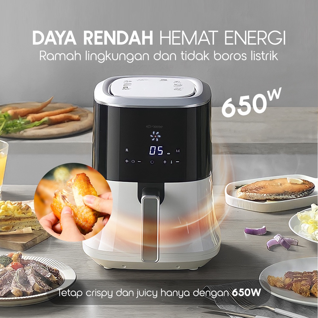 ELEK175 NORGE AIR FRYER NG-AF25 ALAT PENGGORENGAN TANPA MINYAK