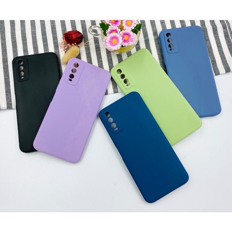 SAMSUNG A03 REAL A03S Case Candy Macaron Warna Tpu Lens Protector Kamera Case Makaron Premium Soft Case Full Cover